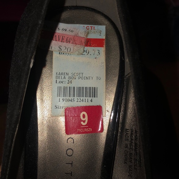 Black open toe heels - Picture 2 of 4